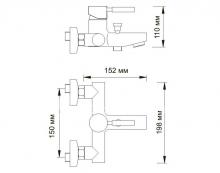 Фото товара Смеситель для ванны Wasserkraft Main 4101