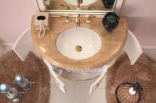 Фото товара Мебель для ванной Tessoro Markiza120 ивори с золотом