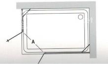 Фото товара Душевой уголок Vegas Glass AFA-F 80х90