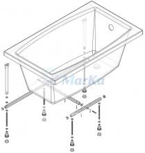 Фото товара Акриловая ванна 1MarKa Marka One Viola