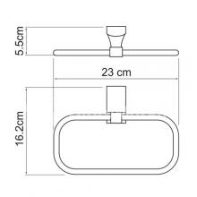 Фото товара Держатель полотенец Wasserkraft Leine K-5060