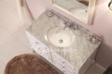 Фото товара Мебель для ванной Tessoro Corso150 белый глянец с золотом