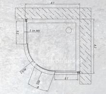 Фото товара Душевой уголок Vegas Glass ZS 110