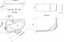 Фото товара Акриловая ванна Ravak Rosa II 150 P PU Plus