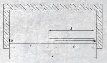 Фото товара Душевая дверь Vegas Glass ZP knob 100