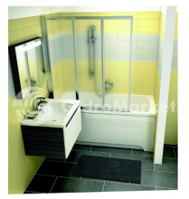 Фото товара Комплект мебели для ванной Ravak SD Classic 600 S-Оникс/белый
