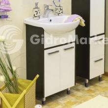 Фото товара Комплект мебели для ванной Sanflor Марсель 60 венге/белый