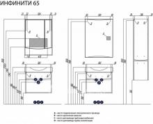 Фото товара Комплект мебели для ванной Акватон Инфинити 65 ясень коимбра