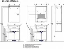 Фото товара Комплект мебели для ванной Акватон Инфинити 65 Н ясень коимбра