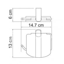 Фото товара Держатель туалетной бумаги Wasserkraft Berkel K-6825