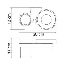 Фото товара Держатель стакана и мыльницы Wasserkraft Berkel K-6826