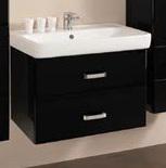 Фото товара Комплект мебели для ванной Акватон Америна Н 70 черный