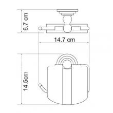 Фото товара Держатель туалетной бумаги Wasserkraft Ammer K-7025