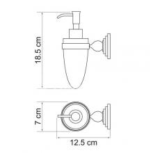 Фото товара Дозатор жидкого мыла Wasserkraft Ammer K-7099