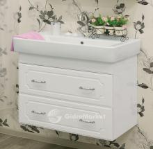 Фото товара Комплект мебели для ванной подвесной Sanflor Ксения 80