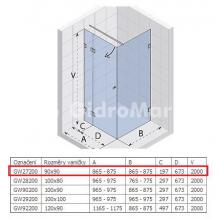 Фото товара Душевой уголок Riho SCANDIC W203-90/90