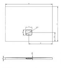 Фото товара Акриловый поддон Riho Basel 416, прямоугольный 120х90