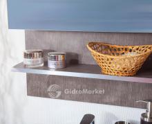 Фото товара Комплект мебели для ванной Бриклаер Карибы 60 дуб антик/сатин
