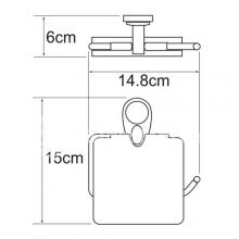 Фото товара Держатель туалетной бумаги Wasserkraft Main K-9225