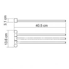 Фото товара Держатель полотенец Wasserkraft K-1033