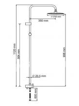 Фото товара Душевой комплект Wasserkraft A039