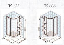 Фото товара Душевой уголок Appollo TS 685 / TS 686