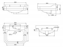 Фото товара Раковина Belbagno TREVI  BB135L