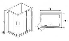 Фото товара Душевой уголок RGW Classic CL-42 120х90