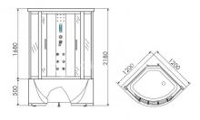 Фото товара Душевая кабина Erlit ER 4320T-EXC2