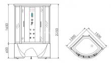 Фото товара Душевой бокс Erlit ER 4350T-EXC3