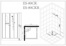 Фото товара Душевая кабина Esbano ES-80CK