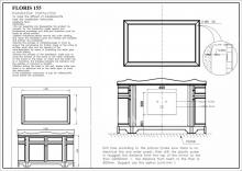 Фото товара Мебель для ванной Tessoro Floris 155 ивори