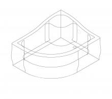 Фото товара Душевой поддон глубокий Radaway Korfu E 100x80 (правый) 4E81400-03R