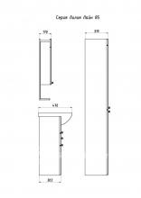 Фото товара Мебель для ванной АСБ Мебель Лилия-Лайн 80