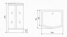 Фото товара Душевая кабина Timo Standard T-1115