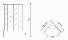 Фото товара Душевая кабина Timo T-1190