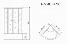 Фото товара Душевая кабина Timo T-7790