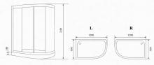 Фото товара Душевая кабина Timo T-7702 L/R