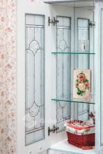 Фото товара Комплект мебели для ванной Sanflor Адель 100 белый/патина серебро