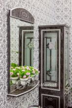 Фото товара Зеркало Sanflor Адель 55 венге/патина серебро