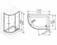 Фото товара Душевой уголок Appollo TS-646