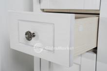 Фото товара Комплект мебели для ванной Флоренция 105 белая патина