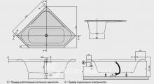 Фото товара Акриловая ванна Villeroy Boch Loop Friends 140x140 Duo