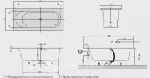 Фото товара Акриловая ванна Villeroy Boch Loop Friends 160x70 Solo Oval