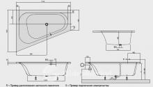 Фото товара Акриловая ванна Villeroy Boch Loop Friends 175x135 Oval