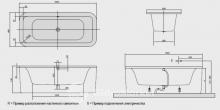 Фото товара Акриловая ванна Villeroy Boch Loop Friends 180x80 BA 180 LFS 7PDV