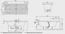 Фото товара Акриловая ванна Villeroy Boch Loop Friends 180x80 Duo Oval