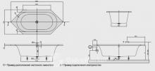 Фото товара Акриловая ванна Villeroy Boch Loop Friends 190x90 Hexagonal Oval