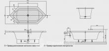 Фото товара Акриловая ванна Villeroy Boch Loop Friends 190x90 Hexagonal