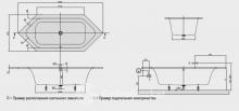 Фото товара Акриловая ванна Villeroy Boch Loop Friends 205x90 Hexagonal